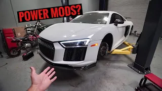 My NO LONGER WRECKED Audi R8!