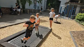 Piękny plac zabaw nam się trafił.. Kraków z dziećmi