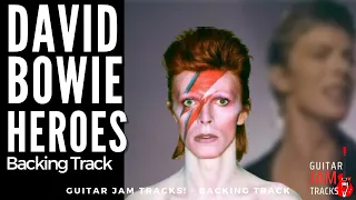 David Bowie Heroes Backing Track | Guitar Jam Tracks! #backingtrack #heroes #guitar #davidbowie