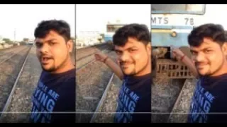 Youth Hit By Speeding Train While Taking Selfie   Caught On Cam