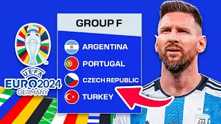I MADE ARGENTINA PLAY IN EURO 2024...😲