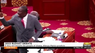 2022 Budget Debate: E-Levy will benefit the people of Ghana, Afenyo Markin predicts (25-11-21)