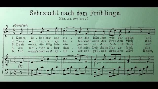 Sehnsucht nach dem Frühlinge - KV 596 (Mozart)