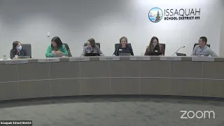 Issaquah School District Board Meeting 10/28/2023