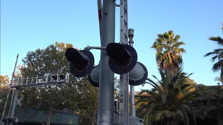 E St. Railroad Crossing Tour, Sacramento CA (Griswold Bell Replaced)