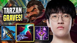 TARZAN IS SO CRAZY WITH GRAVES! - LNG Tarzan Plays Graves JUNGLE vs Viego! | Season 2022