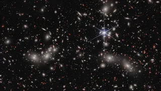 Webb observes a mega cluster of galaxies