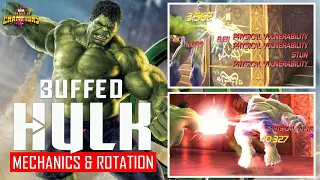 BUFFED HULK MECHANICS & ROTATION | How To Use Effectively | Marvel Contest Of Champions