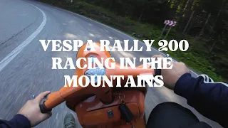 VESPA RALLY 200 1972 TWISTY MOUNTAIN ROADS! #vesparally