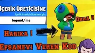 KARAKTER VEREN KOD! KANITLI!BRAWL STARS KARAKTER VEREN KOD!KARAKTER ÇIKARMA TAKTİĞİ!BrawlStars