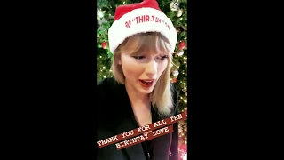 Taylor's 30th Birthday | Instagram Story 13/12/19