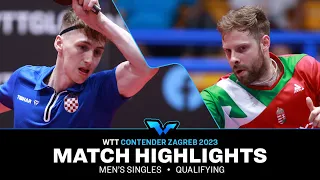 Tamas Lakatos vs Leo Vekic | MS Qual | WTT Contender Zagreb 2023