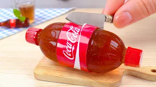 Perfect Miniature COCA-COLA Jelly Recipe | Coolest Tiny Dessert Tutorial | COCA-COLA Ideas