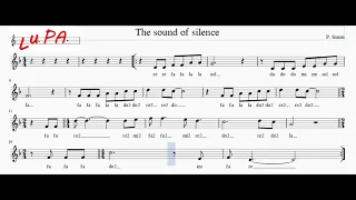 The sound of silence - Karaoke - Flauto dolce - Spartito - Note - Canto - Instrumental