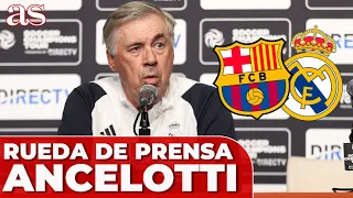 CARLO ANCELOTTI, rueda de prensa PREVIA al BARCELONA vs. REAL MADRID de PRETEMPORADA | AS