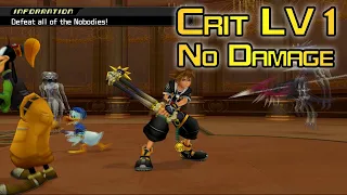 Beast's Castle Revisit No Damage (Level 1 Critical Mode) - Kingdom Hearts 2 Final Mix