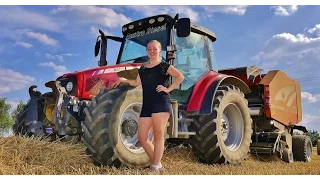 Girl Tractor Massey Ferguson :-)