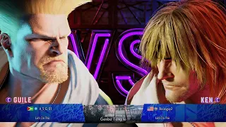 Street Fighter 6 - Closed Beta: Guile VS Ken (Battle Hub) Day 2