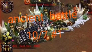 [clash of kings]10/7 ancient battle #1