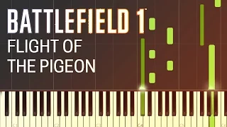 Battlefield 1 - Flight of the Pigeon - Piano Tutorial by Firefly Piano - Synthesia