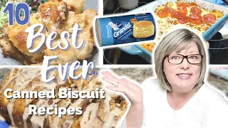 10 BEST EVER Canned Biscuit Dough Recipes! Quick & Easy Refrigerator Biscuit Dough Recipes