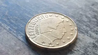 € 1.000.000 Very Rare Error Coin worth 1 Million d'euro for this 20 Cent Euro Luxembourg 2002