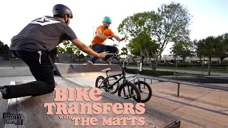 BIKE TRANSFERS AT THE SKATEPARK!