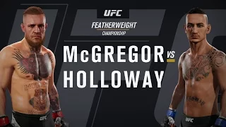 EA SPORTS UFC 2 Gameplay - Conor McGregor vs Max Holloway Title Fight