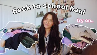 SHEIN back to school clothing TRY ON haul