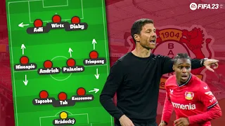 Recreate Xabi Alonso’s 3-4-3/4-2-4 Bayer Leverkusen Tactics in FIFA 23