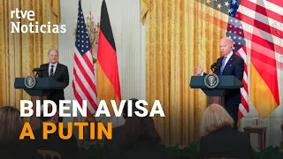 BIDEN anulará el Nord Stream 2, el GASODUCTO entre RUSIA y ALEMANIA, si MOSCÚ ataca UCRANIA | RTVE