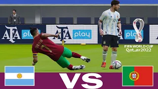 Argentina vs Portugal - Penalty Shootout - FIFA World Cup 2022 QATAR FINAL - eFootball PES Gameplay