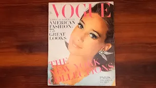 1965 September 1 ASMR Magazine Flip Through: Vogue w Marisa Berensen, New York Collections