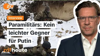 Pro-Ukrainische Paramilitärs: Gefahr für Putin? | ZDFheute Live
