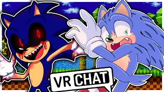 Movie Sonic Encounters Sonic.EXE In VRCHAT!!