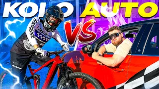 KOLO vs. AUTO - CO JE RYCHLEJŠÍ VE MĚSTĚ? *Závod*