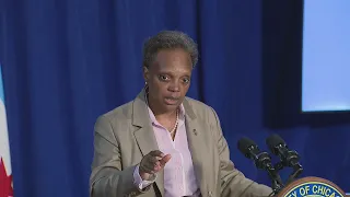 Chicago Mayor Lightfoot speaks after City Council meeting on surging violent crime