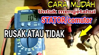 cara mengetahui stator rusak #teknisi ndeso