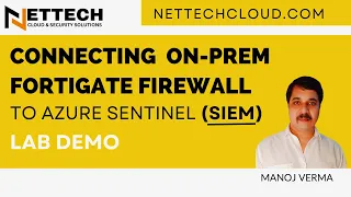 Connecting On Prem Fortigate Firewall to Azure Sentinel (SIEM) - Lab | Syslog | Data Connector