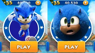 Sonic Dash - Going Balls -  Movie Sonic vs All Bosses Eggman Zazz - All 68 Characters