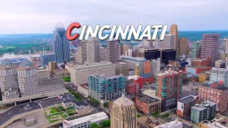 Aerial Cincinnati, Ohio 🇺🇸4K Drone Footage