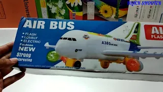 AIRBUS A380 Toy Bump and Go Aeroplane L ight in g music is the battery