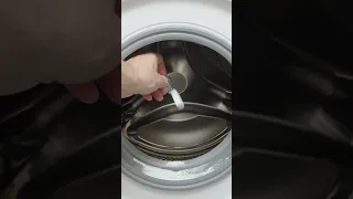 Очистить стиральную машину посудомоечной таблеткой