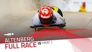 Altenberg | BMW IBSF World Cup 2017/2018 - Women's Skeleton Heat 1 | IBSF Official