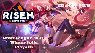 Risen Draft League 2024 - Winter Split - Playoffs Week 1 - CD:SF vs DBAS - Game 1