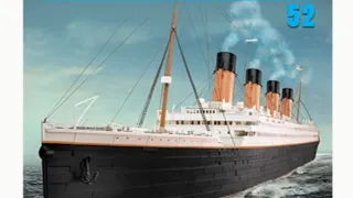 Hachette Build the TItanic issue 52 huge 1/200 scale model RMS  Titanic