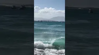 Crazy waves in Playa Sosua Dominican Republic 🇩🇴