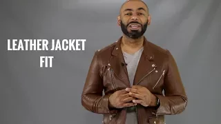 How A Men's Leather Jacket Should Fit/How To Buy A Men's Leather Jacket