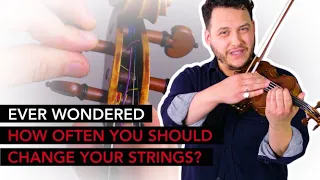 This is HOW OFTEN you need to CHANGE your VIOLIN STRINGS