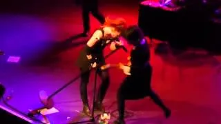 Slinger Hip Strap on stage with Garbage and Marissa Paternoster of Screaming Females!